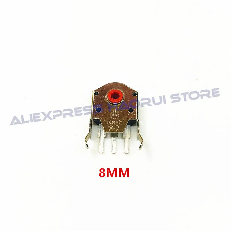 Kailh Decoder 5/7/8/9/10/11mm Red Core Rotary Mouse Scroll Wheel Encoder 1.74mm hole 20-40g force for PC Mouse alps encoder
