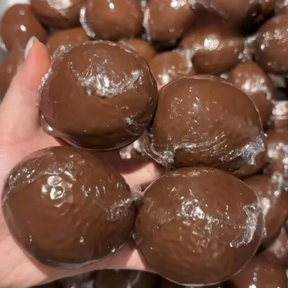 Chocolate Pie Squishy Stress Ball Fidget Toy Crunchy Squeeze Toy Soft Building Block Filled Adults ASMR Stress Relief Holiday Gi