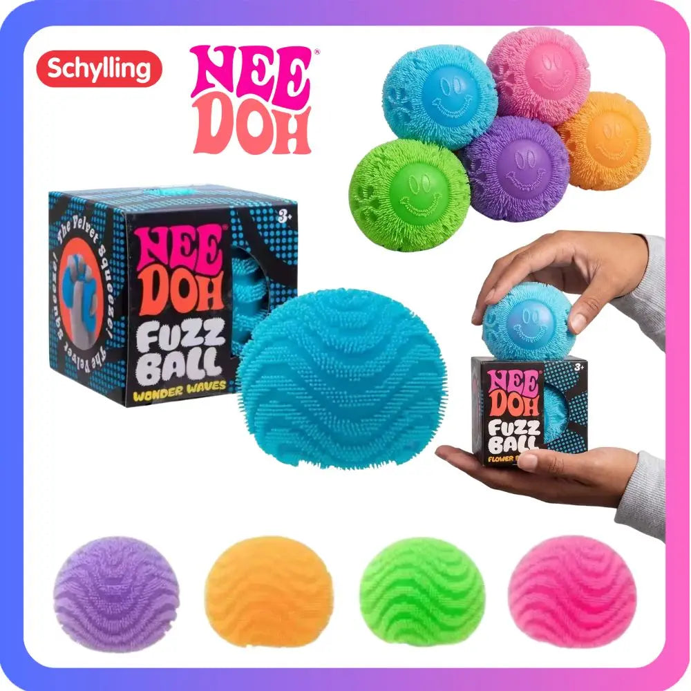 Nee Doh Fuzz Ball Series Desktop decompress Ornament Stress Relief Toys Suitable for Under Pressure Fun Soft Stress Ball gifts