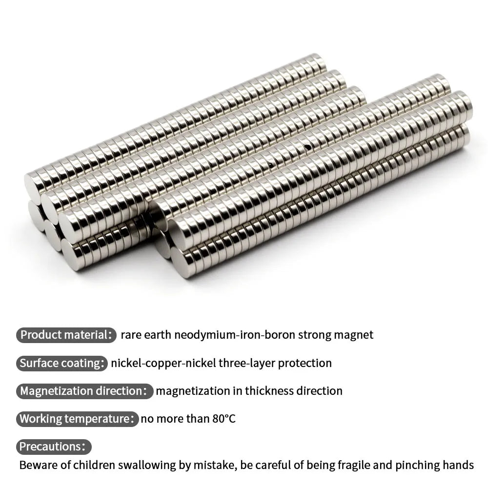 10x3mm Super Strong Neodymium Magnet N35 NdfeB Permanent Magnetic imanes Round Powerful Magnets Refrigerator Magnet