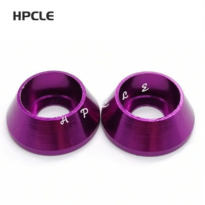 2-10pcs aluminum washer m2 m2.5 M3 M4 M5 M6 M8 M10 Corlorful Aluminum Alloy Cap Head Gasket washers for RC parts