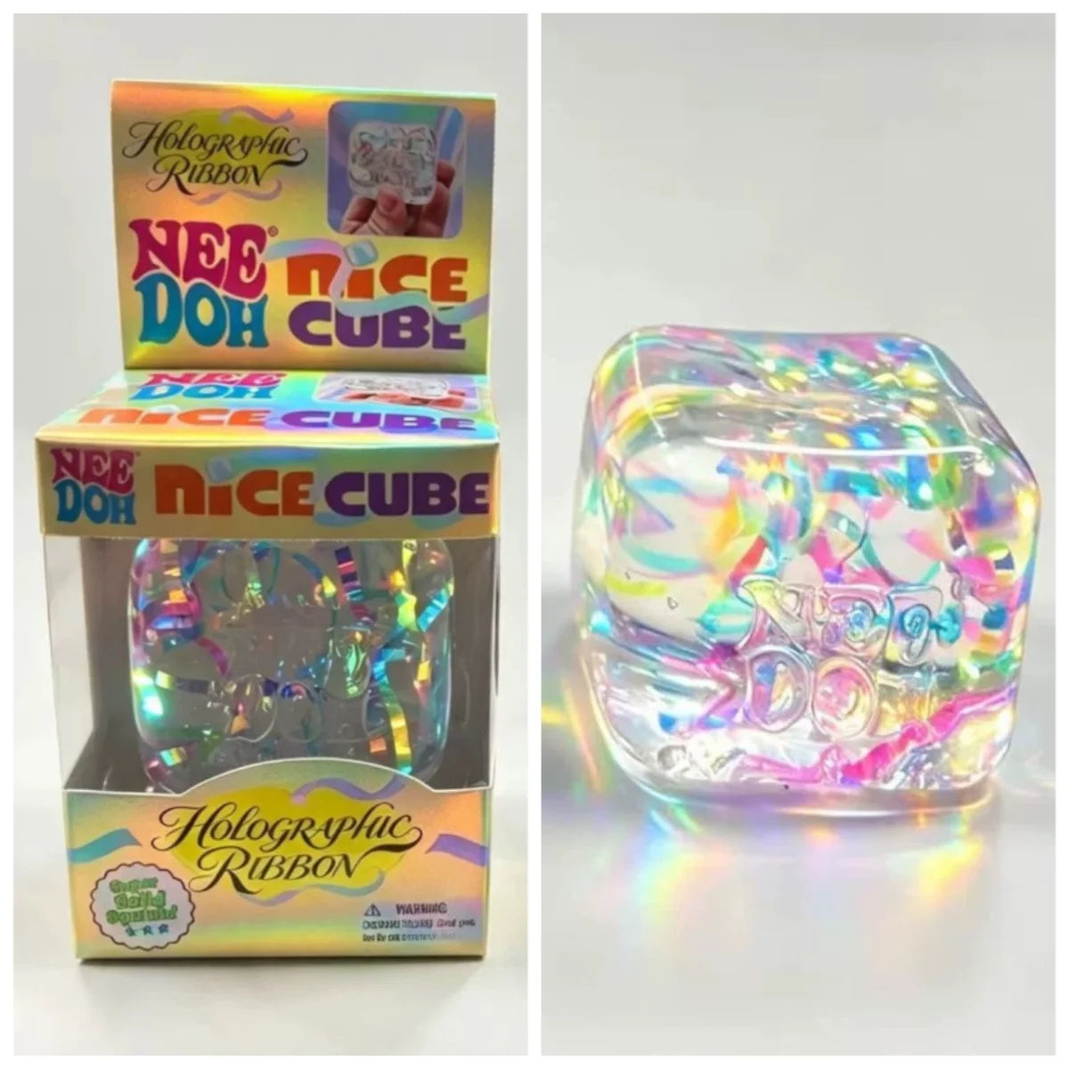 2026 Schylling Needoh Nice Cube Sensory Fidget Cube Stress Relief Anxiety Sensory Tool for Focus ADHD Office Desk Calming Gadget