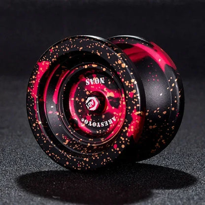 Yoyo Professional Magic Yoyo Metal Yoyo With 10 Ball Bearing Alloy Aluminum High Speed Unresponsive Yoyo Classic Toys For Kids