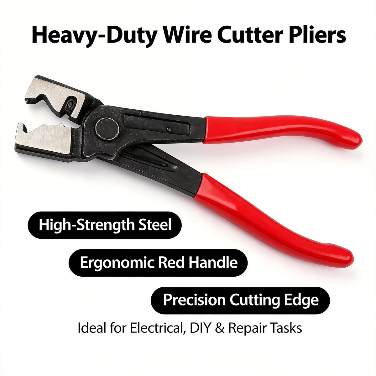 Professional Clic-R Type Hose Clamp Pliers, 7 Inch Heavy-Duty Metal Snap Pliers – CV Boot Clamp Tool for Car AC, Water Pipe