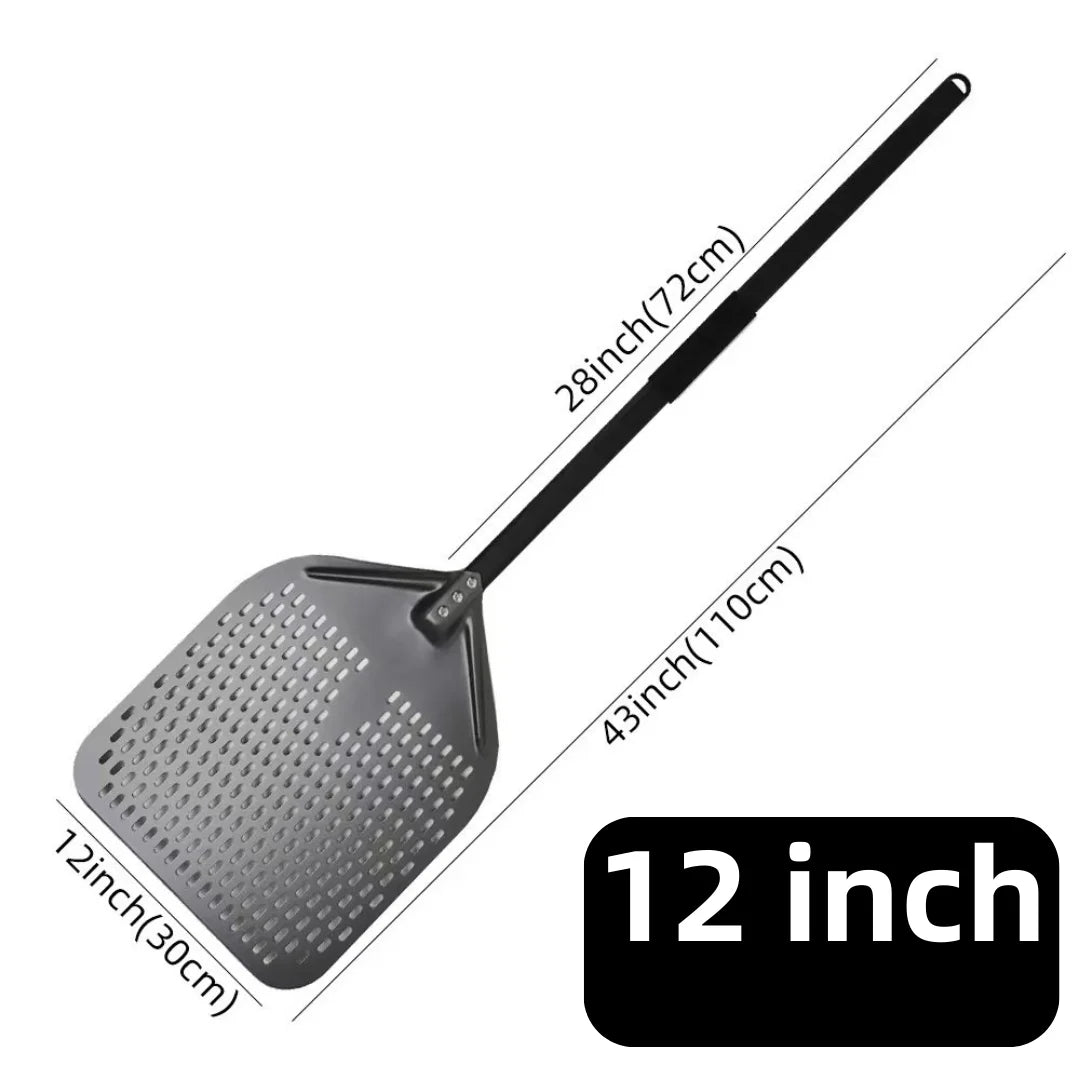 6&12 13 14  Inch Aluminum Pizza Peel Bread Paddle Pizza Oven Turning Peel Hard  Anodized Pizza  Baking Kitchen Tool Spatula