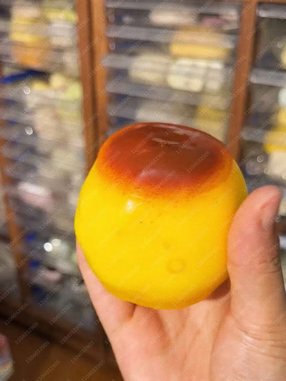 Crunchy Tofu Stress Ball Shapeable Food-shaped Squeeze Ball ASMR Sensory Anti Stress Fidget Classroom Toys for Adults Christmas