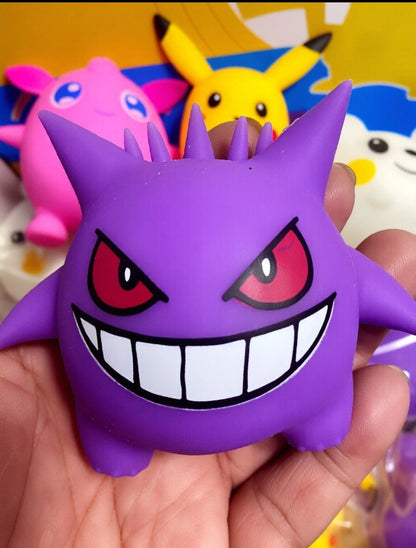 Cute Pokemon Cartoon Pikachu Squeeze Rebound Pinch Music Suitable for Fans to Relieve Stress Knead Figurines Party Gift