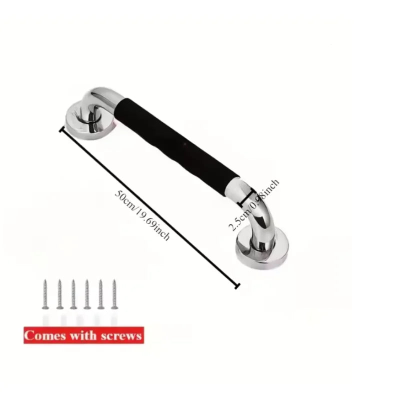 Premium Stainless Steel Shower Grab Bar Set - Anti-Slip,Durable Safety Handle for Seniors & Handicap-Easy Install,Fits Bathtubs