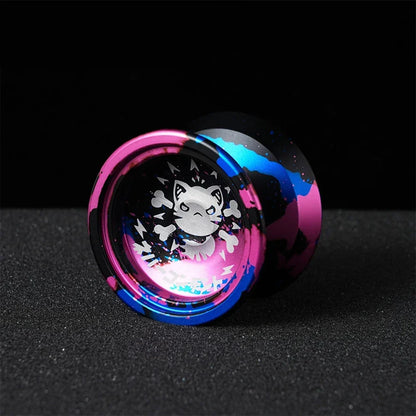 Yoyo Professional Magic Yoyo Metal Yoyo With 10 Ball Bearing Alloy Aluminum High Speed Unresponsive Yoyo Classic Toys For Kids