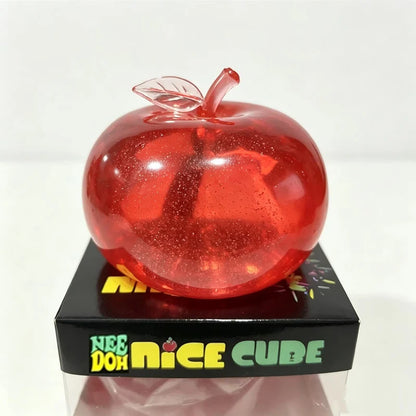 New Schylling Needoh Sensory Cube Pinch Le Glossy Apple Decompression with Slow Rebound Pinch Maltose Decompression Pinch Toy