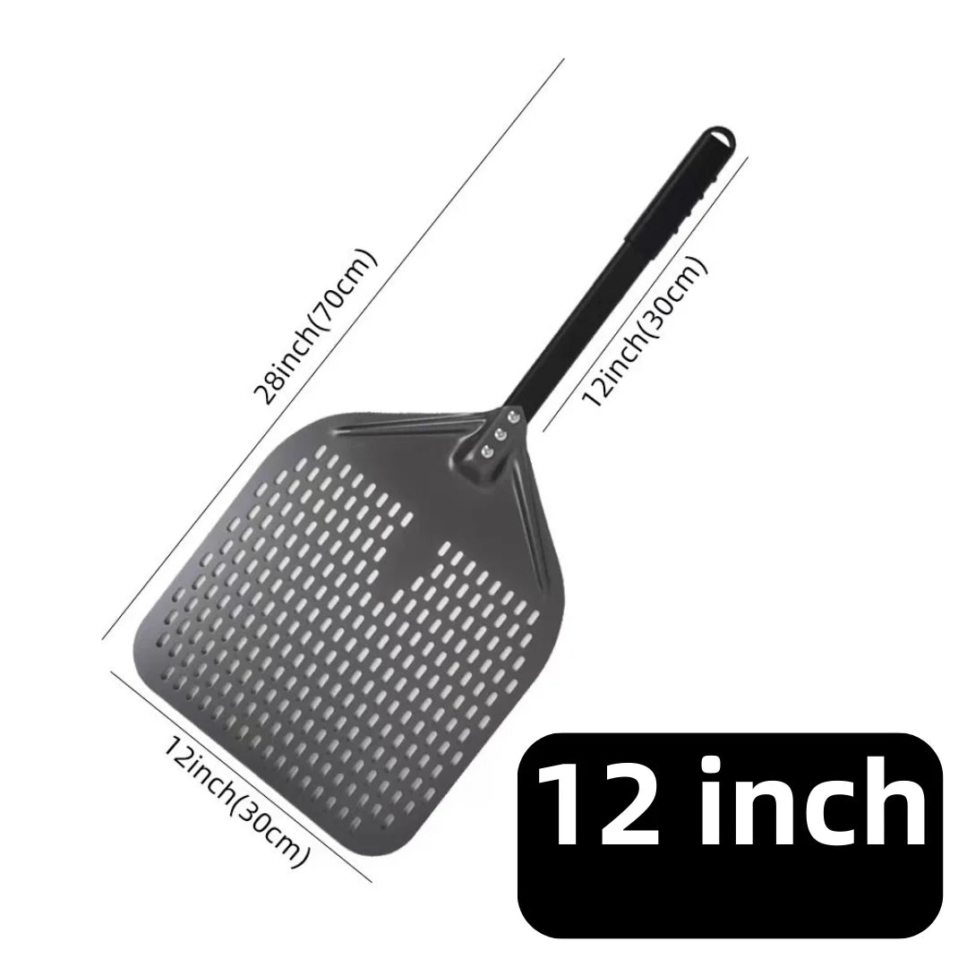 6&12 13 14  Inch Aluminum Pizza Peel Bread Paddle Pizza Oven Turning Peel Hard  Anodized Pizza  Baking Kitchen Tool Spatula