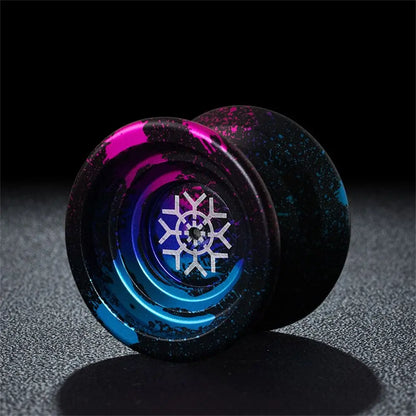 Fashion 10 Ball Bearing Metal Yoyo Alloy Aluminum High Speed Yo Yo Toys Unresponsive Spinning String Yoyo Ball Children's Toy
