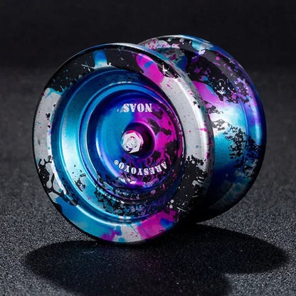 Yoyo Professional Magic Yoyo Metal Yoyo With 10 Ball Bearing Alloy Aluminum High Speed Unresponsive Yoyo Classic Toys For Kids