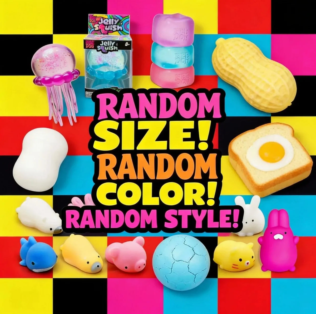2026 Hot Cute Ocean Squishy Cube Blind Box Random Surprise Squeeze Toys 1Pcs Guaranteed Lucky Stress Relief Fidget Toy Set