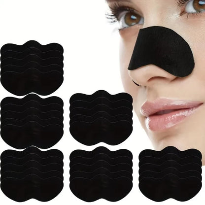 10/150PCS Blackhead Remove Mask Nasal Strips Shrink Cleansing Pore Nose Black Head Remove Stickers Skin Care Mask Patch Unisex