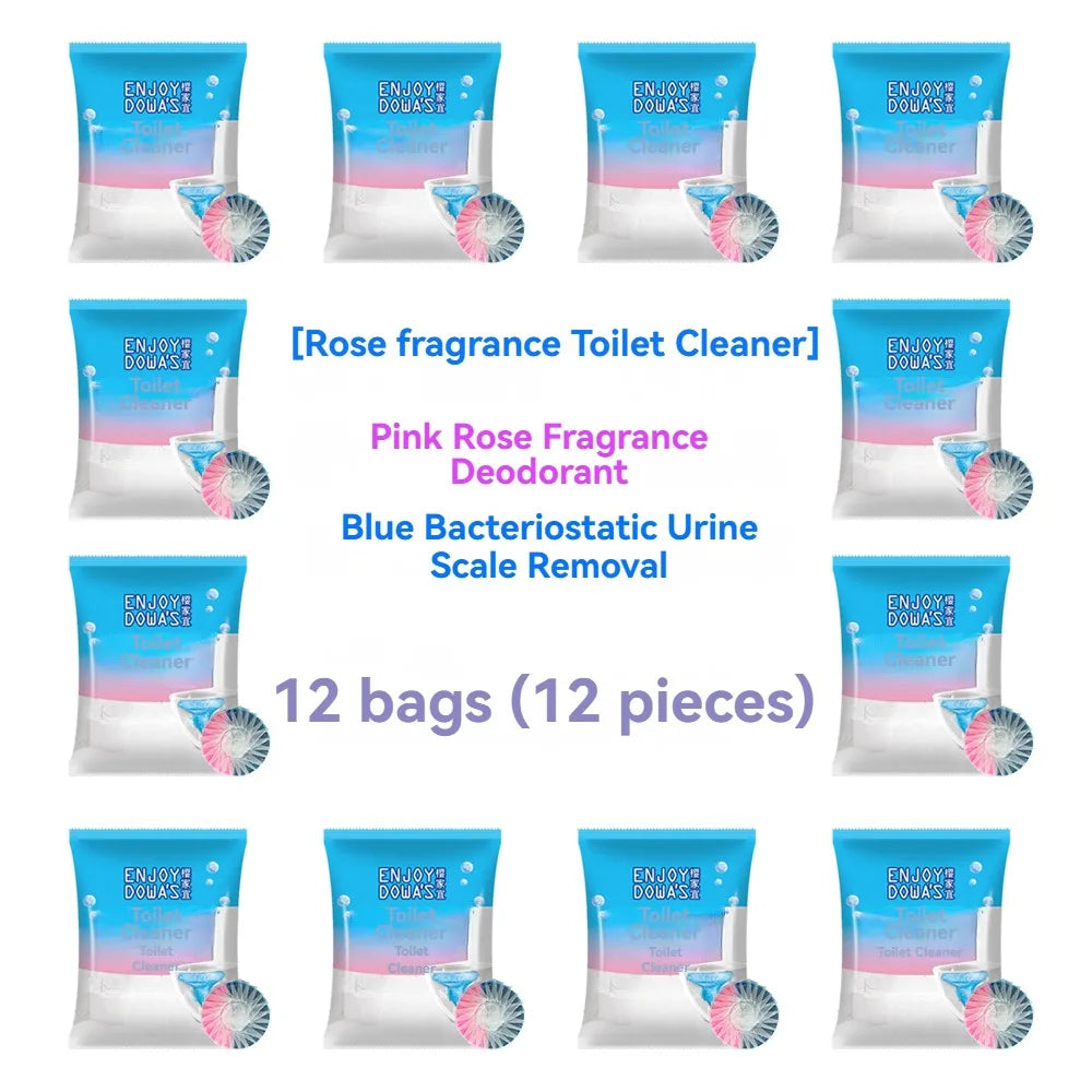 6/12Pcs Long-Lasting Toilet Bowl Cleaner Tablets - Sustained-Release Technology for Tough Stains Automatic Toilet Cleaner