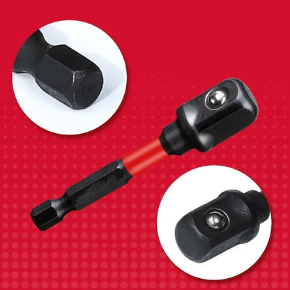 Impact Socket Adapter Set Converts 1/4" 3/8" 1/2" Drive Bits Extension Bit Square Tip Power Tools High Torque Impact Wrench