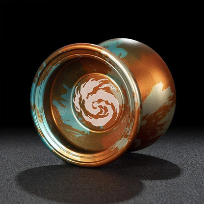 Yoyo Professional Magic Yoyo Metal Yoyo With 10 Ball Bearing Alloy Aluminum High Speed Unresponsive Yoyo Classic Toys For Kids
