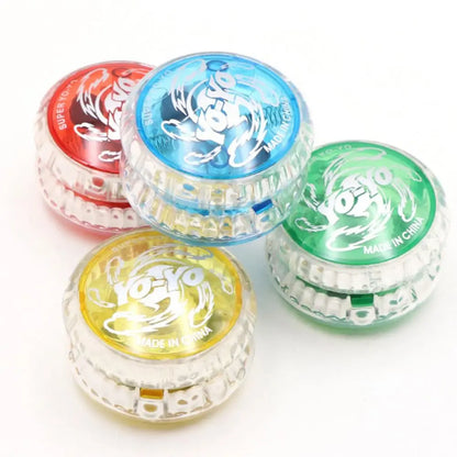 2A Yoyo Glowing Yoyo Plastic Fall Prevention Wear-resistant Durable Portable Concentration Yoyo Toys Puzzle Toys