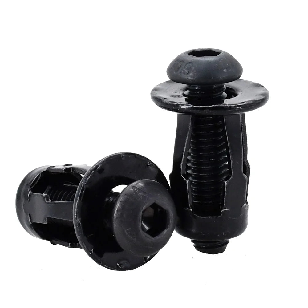 20/30/50Pcs Petal Shape Rivet Nut Screw Bolt Kit Expansion Metal Rivetnut Panel License Plate Clamp Lock Jack Nuts M4 M5 M6 M8