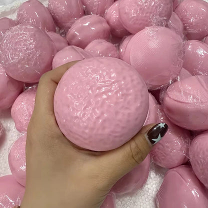 Chocolate Pie Squishy Stress Ball Fidget Toy Crunchy Squeeze Toy Soft Building Block Filled Adults ASMR Stress Relief Holiday Gi