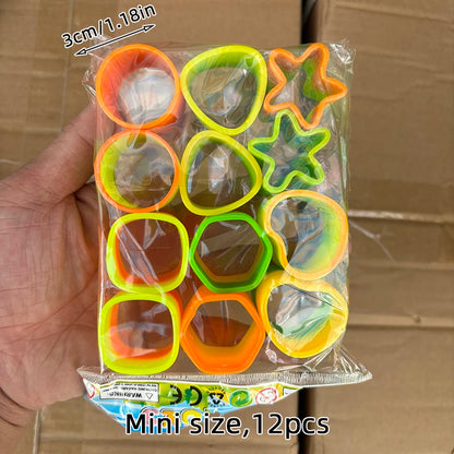 12/240pcs Mini Rainbow Magic Springs Toys Children Birthday Party Favor Giveaway Gifts Souvenir Kindergarten Guest Pinata Filler