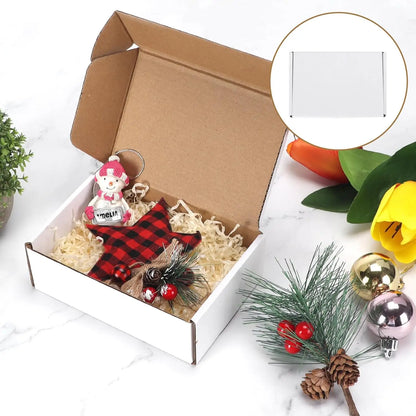 50pcs 6x4x2 Inches Black Small Shipping Boxes, Cardboard Corrugated Gift Mailer Boxes for Packaging Small Business Mailing Prese