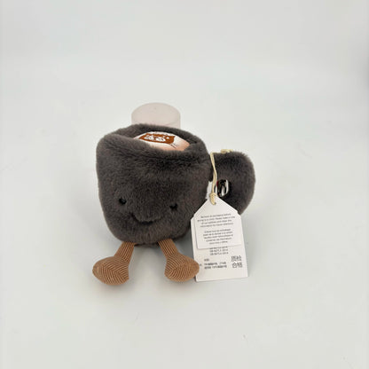 Halloween Soft Fluffy Plush Keychain Kawaii Stuffed Animal Doll Bag Pendant Holiday Gift