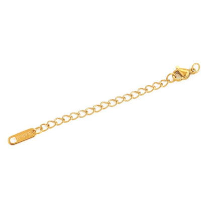 10pcs Stainless Steel Extension Extended Tail Chains With Lobster Clasps For Bracelet Necklace DIY Jewelry Making Supplies
