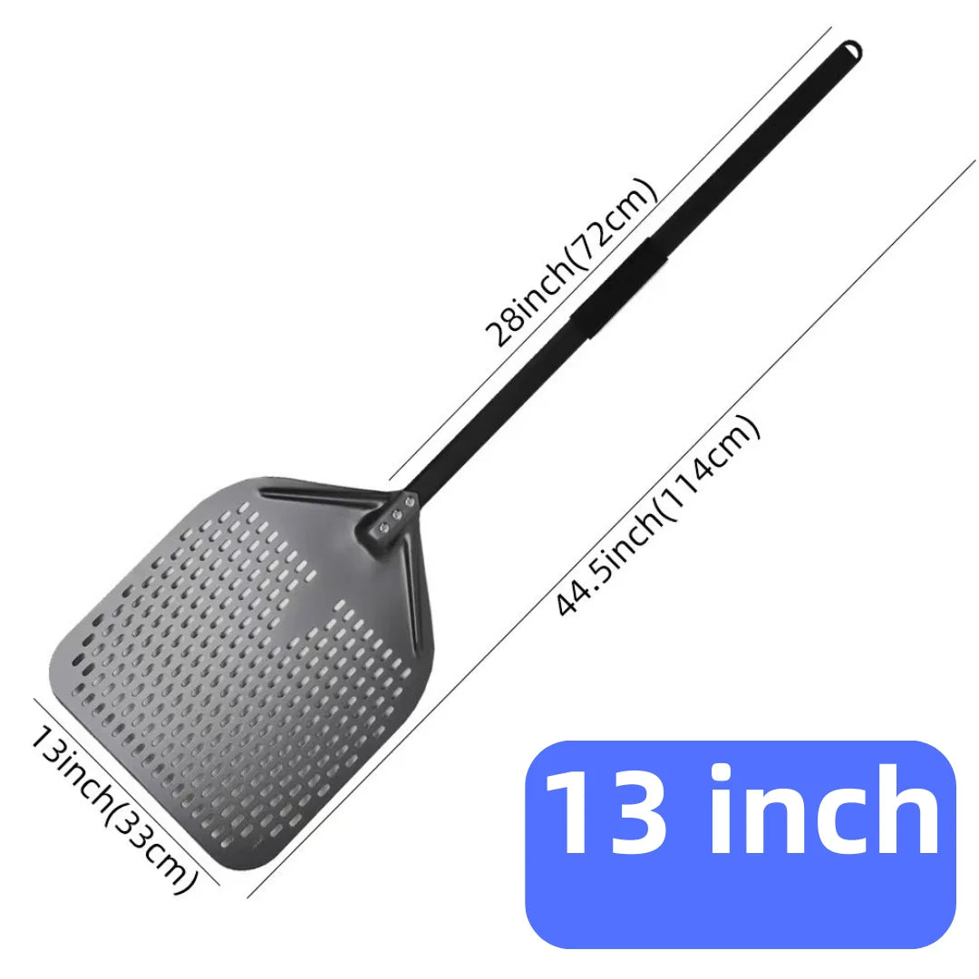 6&12 13 14  Inch Aluminum Pizza Peel Bread Paddle Pizza Oven Turning Peel Hard  Anodized Pizza  Baking Kitchen Tool Spatula