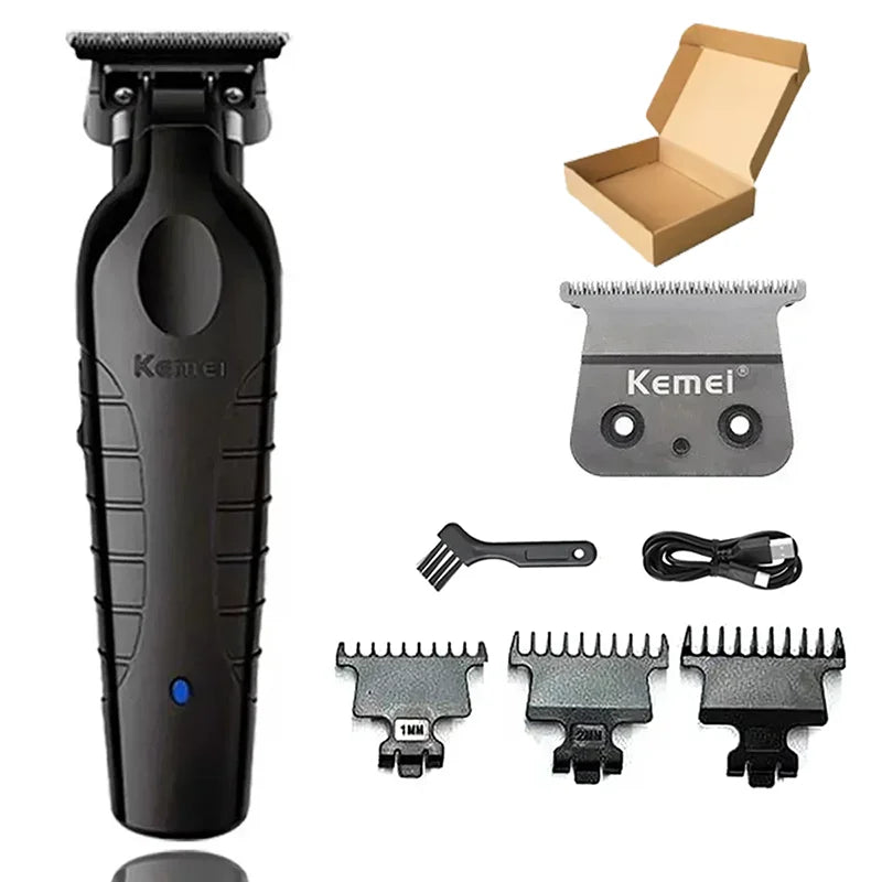 Kemei Hair Clipper Km-809A Km-2299 Km-2024 UBS Rechargeable Cordless Beard Trimmer Powerful Electric Hair Clippers for Men