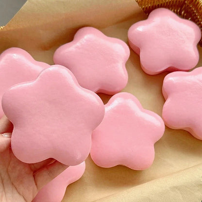Yellow Milk Scent Star Squeeze Toy Slow Rising Pinch Stress Release Toys Super Soft Slow Rebound Decompression Toy Funny Gifts