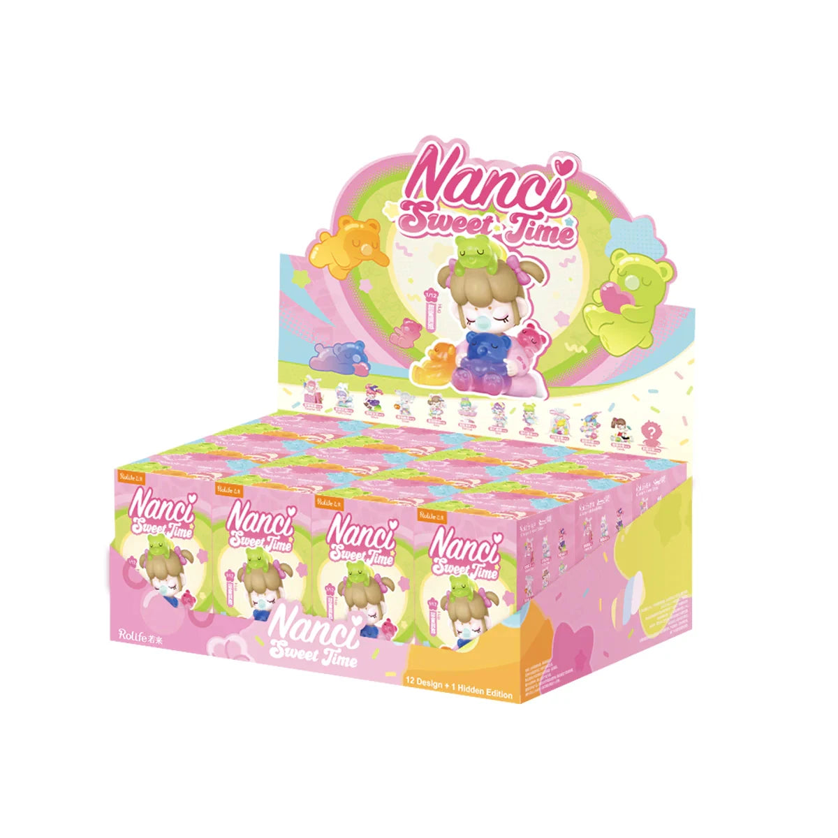 Rolife Nanci Blind Box Nanci's Sweet Time Action Figure Collectible Doll Toys Surprise Box for Kids Friends Adults