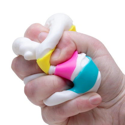 Schylling Needoh Peace O' Cake Fidget Sensory Toy TPR Super Soft Non-Toxic Anti Anxiety Squeeze Stress Autism ADHD Calm Down Toy
