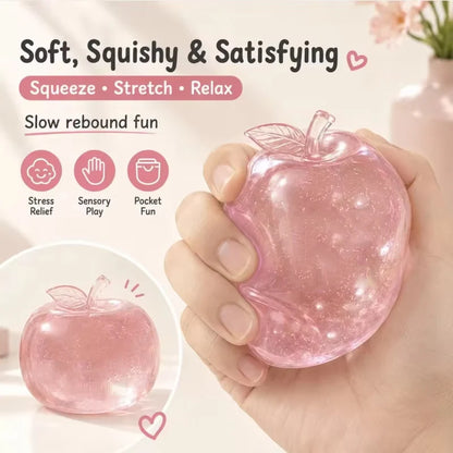 New Schylling Needoh Sensory Cube Pinch Le Glossy Apple Decompression with Slow Rebound Pinch Maltose Decompression Pinch Toy