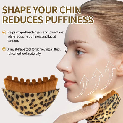 New facial massage brush, lymphatic brush, contour brush with storage box, beauty salon-specific massage brush