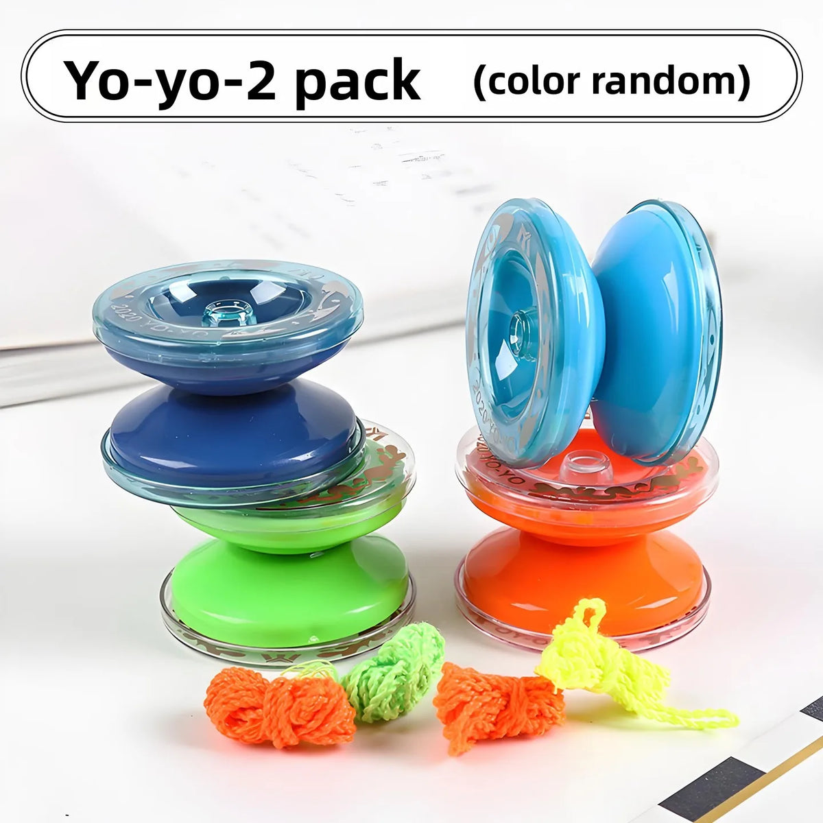 Yo Yo Toy Beginner Yoyo Skill Training Toy Hand Eye Coordination Educational Game Outdoor Play Birthday Gift for Boys Girls
