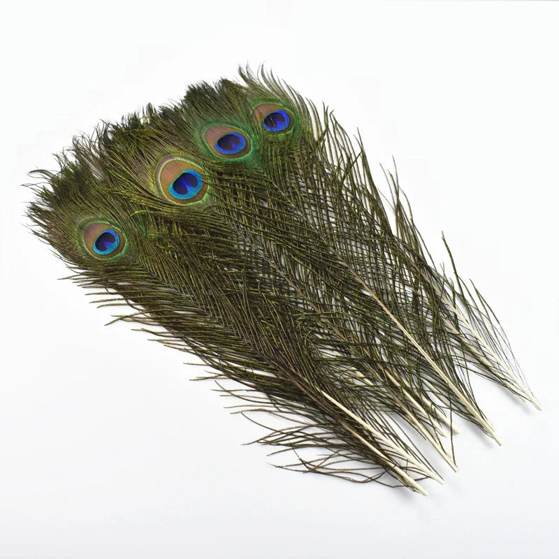 Wholesale Natural Peacock Feathers DIY Table Centerpieces Peacocks Sword Plume Wedding Party Decoration Carnival Accessories