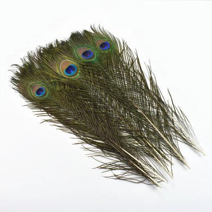 Wholesale Natural Peacock Feathers DIY Table Centerpieces Peacocks Sword Plume Wedding Party Decoration Carnival Accessories