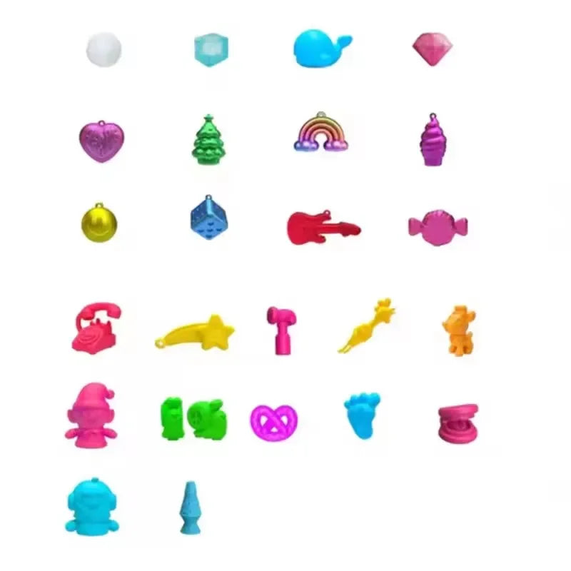 2026 NeeDoh Advent Calendar 3D PVC Fidget Christmas Countdown Calendar Surprise Box Stress Relief Toy New Year Holiday Adult Toy