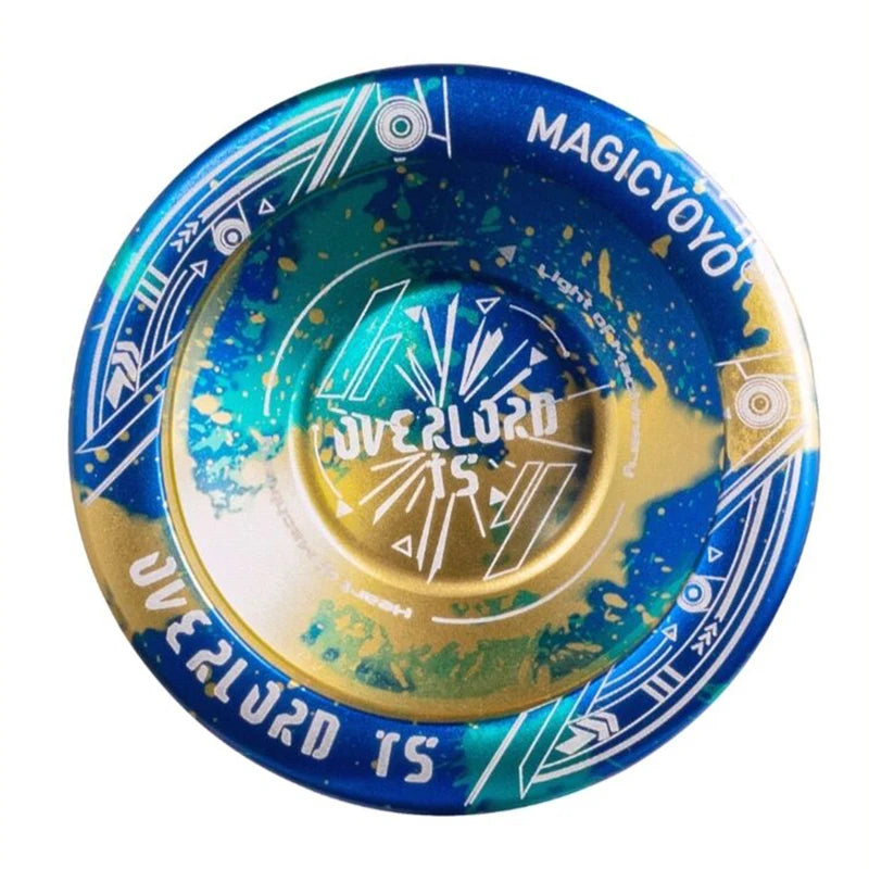 Professional Magic Yoyo T5 Overlord Aluminum Alloy Metal Yoyo 8 Ball KK Bearing with String Outside Sports Toy Birthday Gift