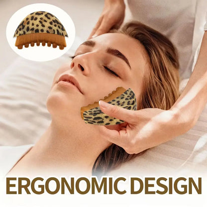New facial massage brush, lymphatic brush, contour brush with storage box, beauty salon-specific massage brush