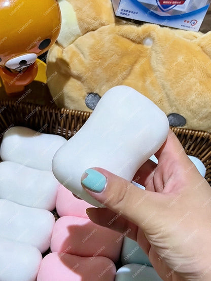 Crunchy Tofu Stress Ball Shapeable Food-shaped Squeeze Ball ASMR Sensory Anti Stress Fidget Classroom Toys for Adults Christmas
