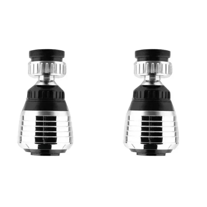 2Pcs 360 Rotate Swivel Faucet Nozzle Filter Adapter Water Saving Tap Aerator Diffuser