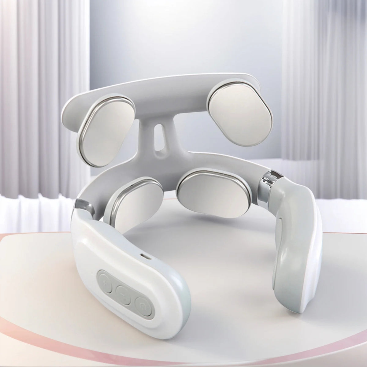 Cervical Massager 16 Modes USB Smart Pulse Heating 4 Neck Massager for Neck Tension Neck Massager Vibrator Heating Massager