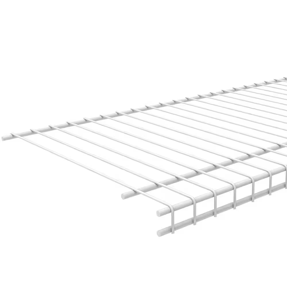 Superslide 72 In. L X 12 In. D White Wire Closet Shelf