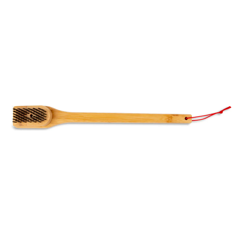 Bamboo Grill Brush 18-In Wood Handle