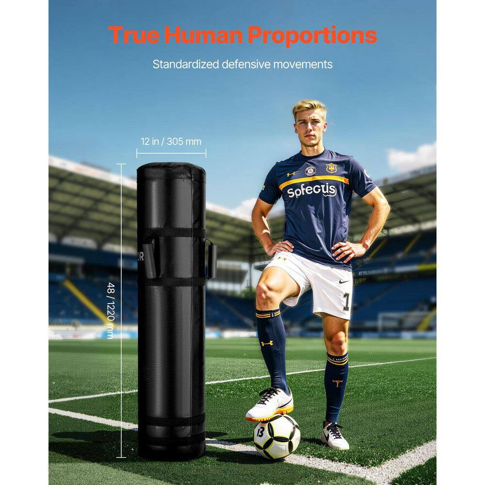 Football Tackling Dummy, 47.2 In. High-Density Sponge Blocking Pad Equipment for Practice, Heavy Duty Tackle Dummies