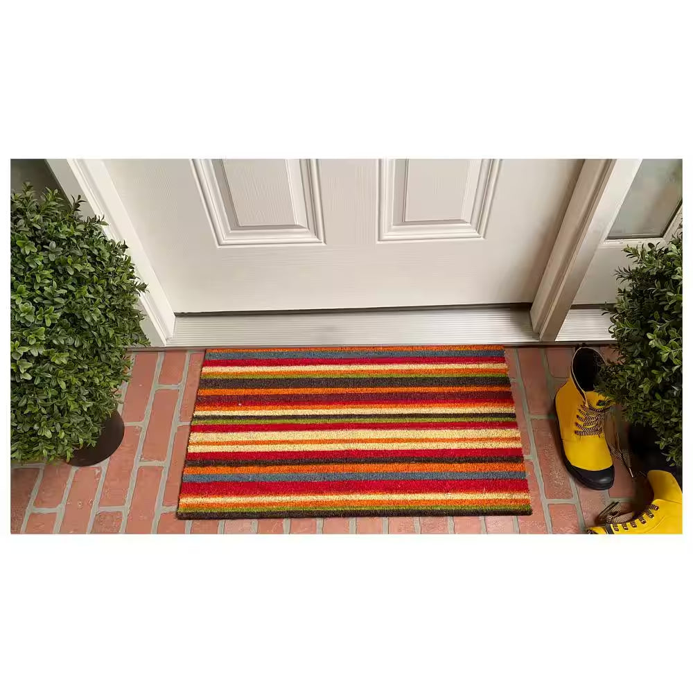 Palisades Stripe Door Mat 17 In. X 29 In.