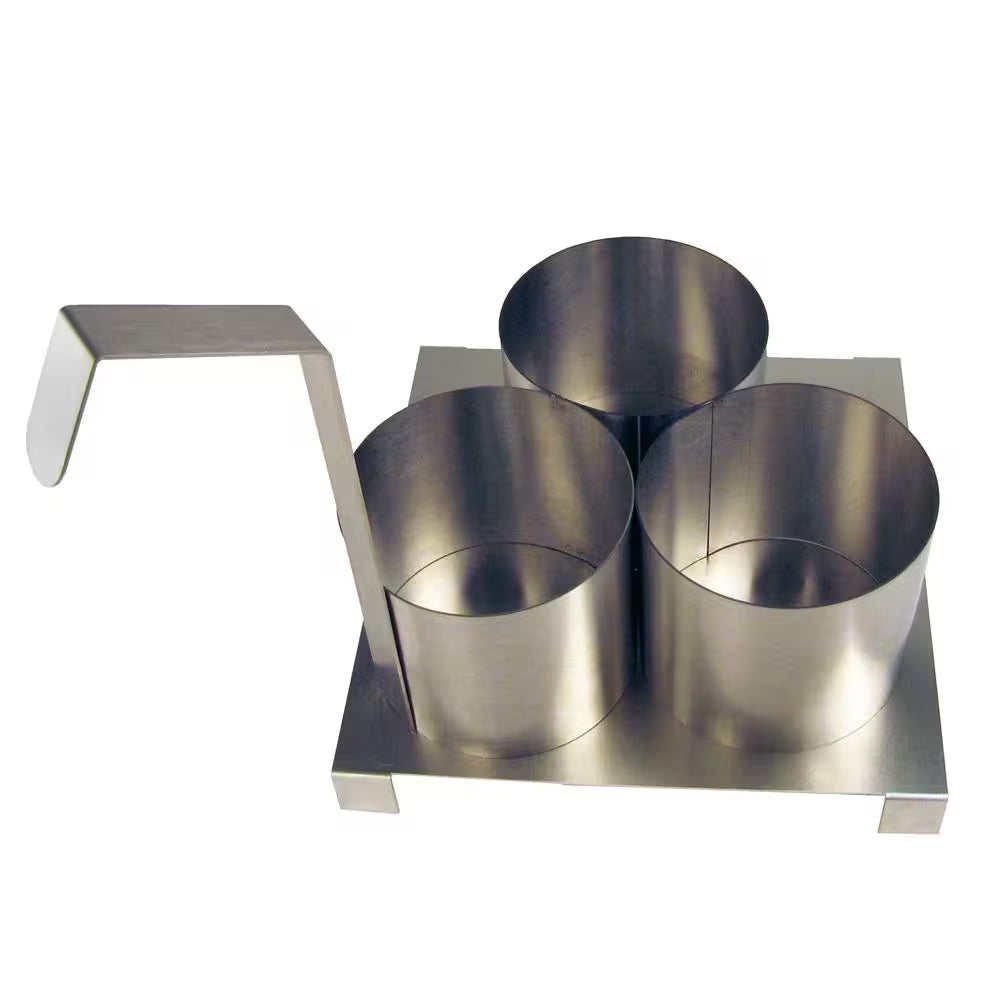 4-1/2 In. Funnel Cake Mold Ring with Base Plate